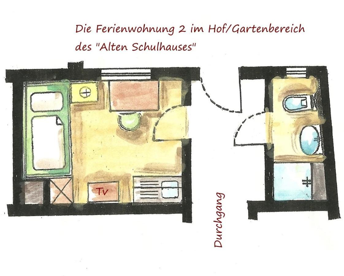 Altes Schulhaus Apartment Bad Schwartau Bilik gambar